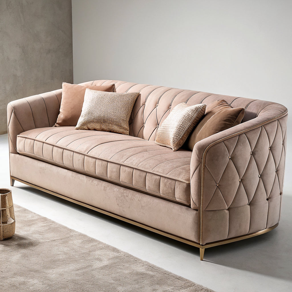 Luxus Loungesofa mit Mehrschicht-Polsterung