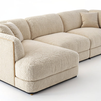 Modulares Ecksofa Bouclé