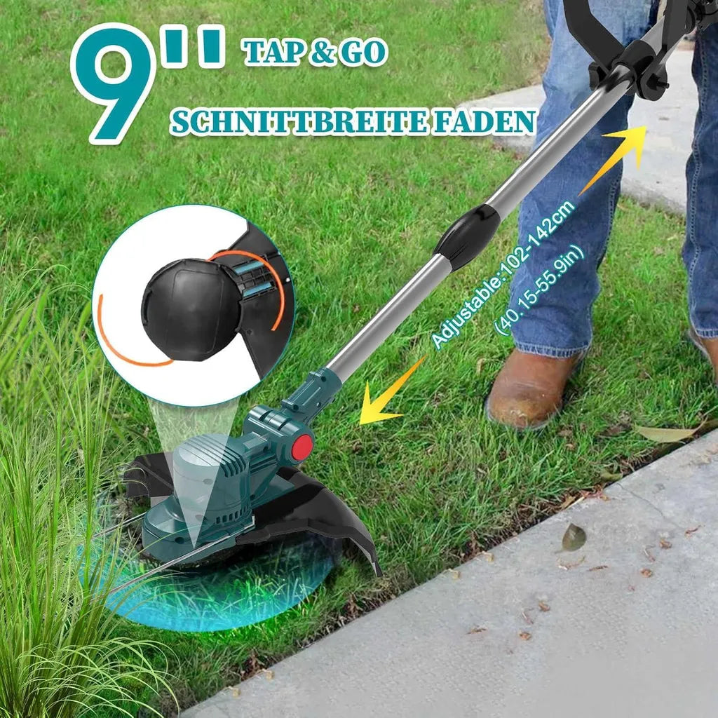 Akku Rasentrimmer 750W Nahaufnahme – Eloramode