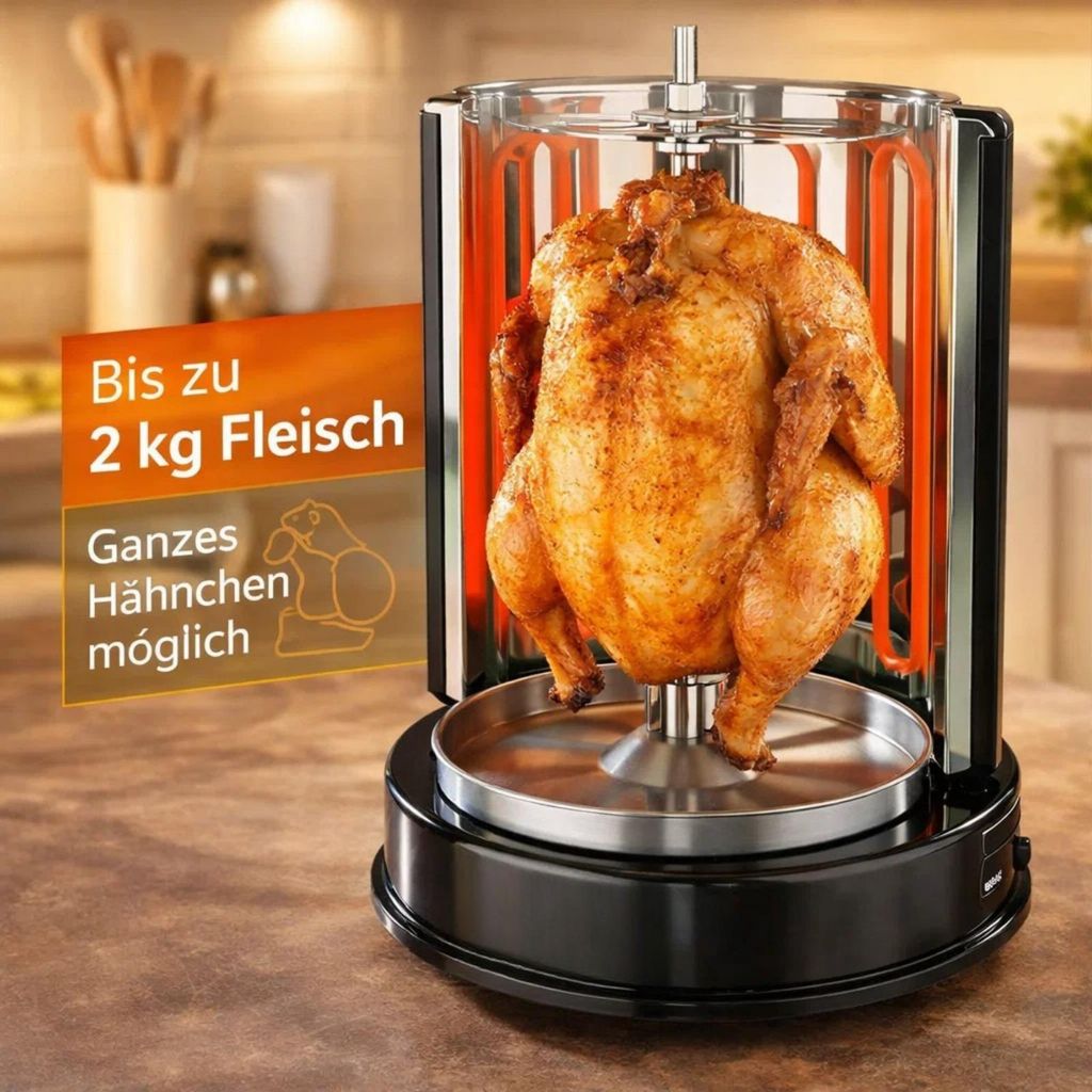 Dönergrill elektrisch im Einsatz 2 – Eloramode