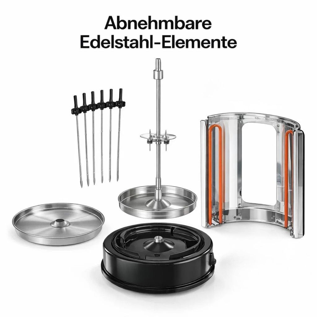Dönergrill elektrisch Nahaufnahme – Eloramode