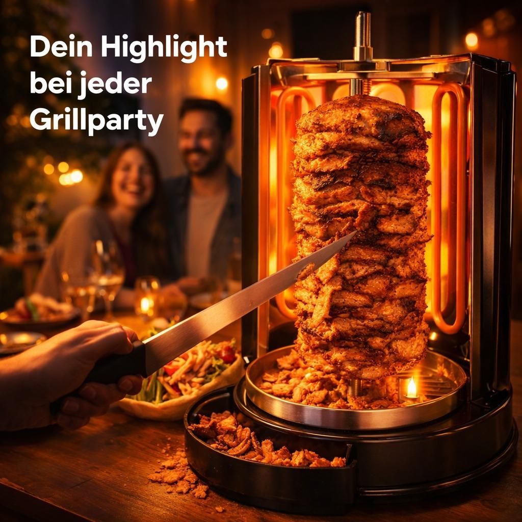 Dönergrill elektrisch Detailansicht 2 – Eloramode
