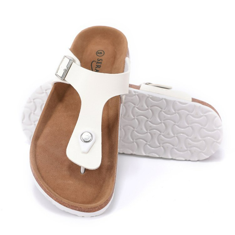 ephem leder sandalen Nahaufnahme – Eloramode
