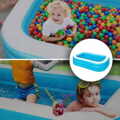 Aufblasbarer Familienpool XXL Produktansicht – Eloramode