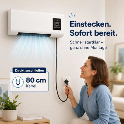 Heizlüfter Ventilator 2in1 im Einsatz – Eloramode