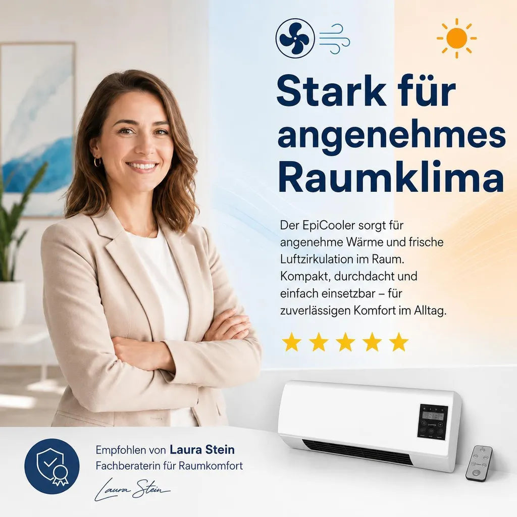 Heizlüfter Ventilator 2in1 Produktansicht – Eloramode