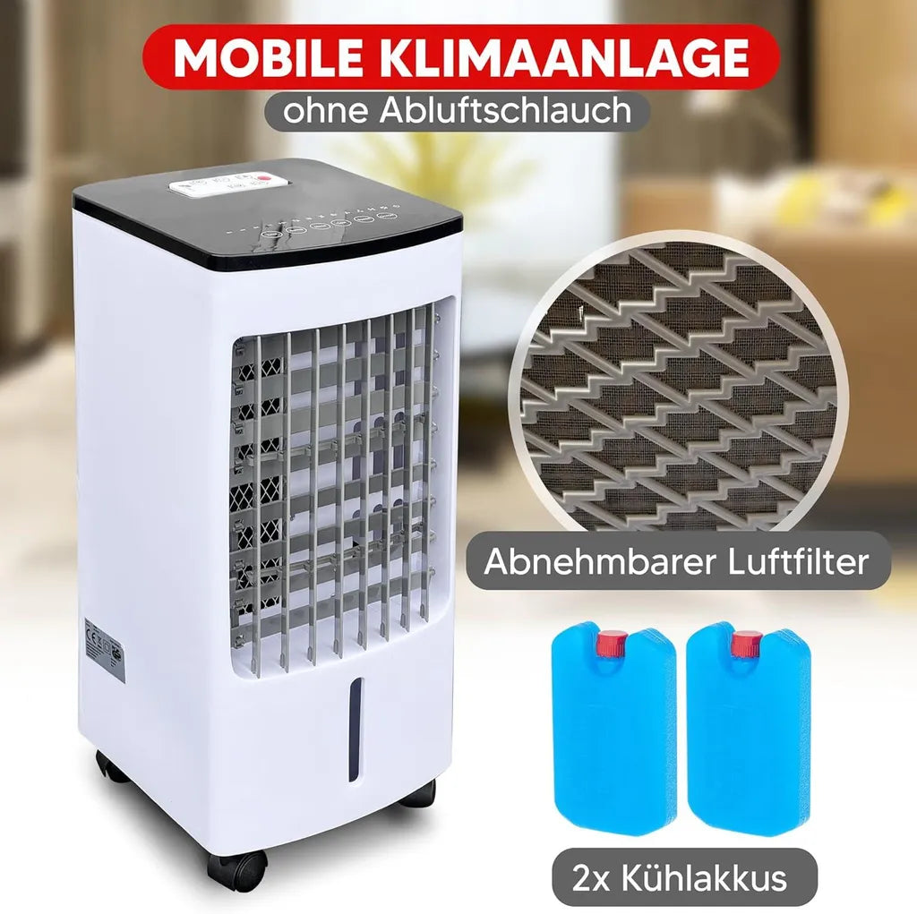Klimaanlage ohne Abluftschlauch Nahaufnahme – Eloramode