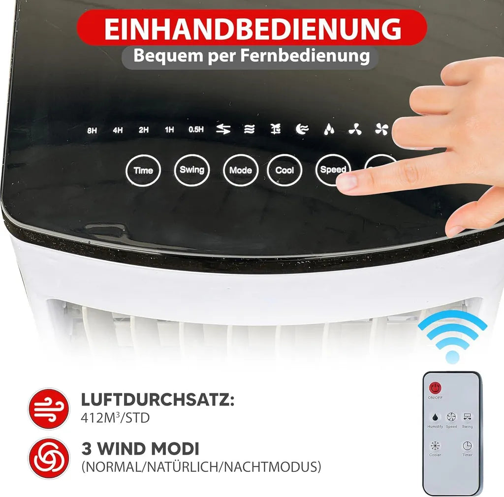 Klimaanlage ohne Abluftschlauch im Einsatz – Eloramode