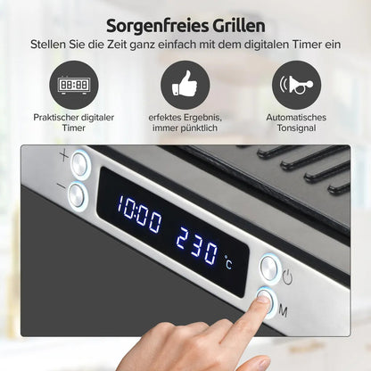 Kontaktgrill XXL 2000W im Einsatz – Eloramode