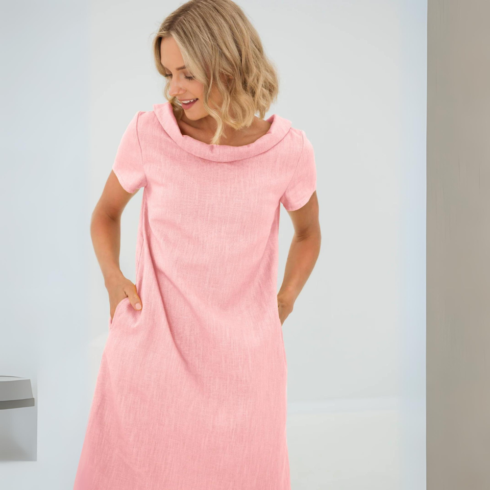 luftiges leinenkleid – Eloramode