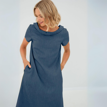 luftiges leinenkleid Materialansicht – Eloramode