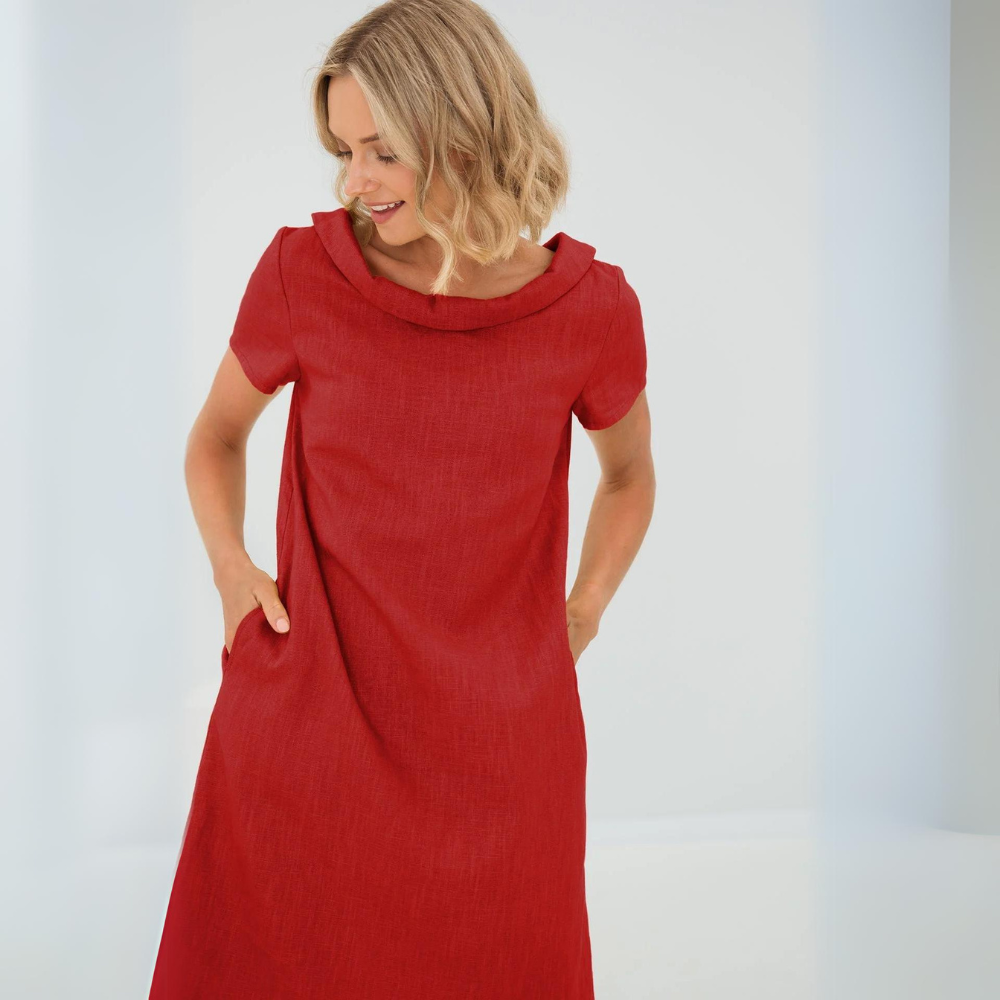 luftiges leinenkleid Produktdetails – Eloramode