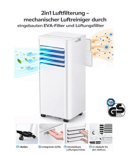 Mobile Klimaanlage 9000 BTU Detailansicht 2 – Eloramode