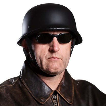 outlaw motorrad halbschalenhelm Nahaufnahme – Eloramode