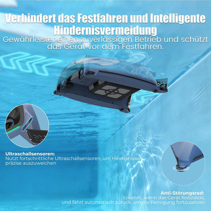 Solar Poolroboter Skimmer Produktansicht – Eloramode