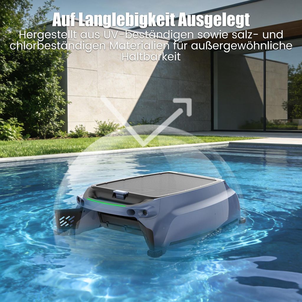 Solar Poolroboter Skimmer Lieferumfang – Eloramode