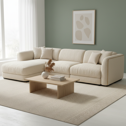 Modulares Ecksofa Bouclé