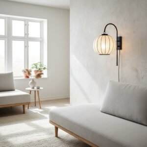 eloramode-japandi-wall-sconce-linen.jpg Japandi-Wandleuchte mit Leinenschirm
