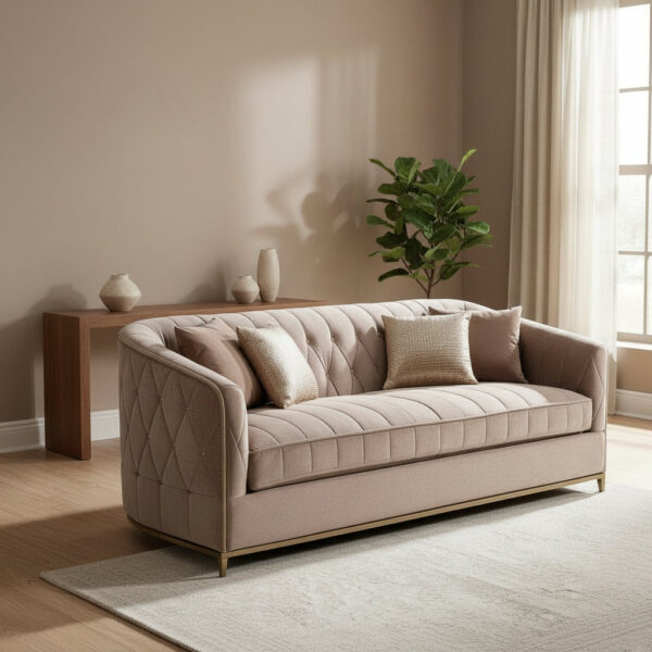 Luxus-Loungesofa mit mehrschichtiger Polsterung