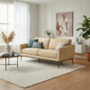 Modernes 3-Sitzer-Sofa mit Metallgestell