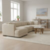 Modulares Ecksofa aus Bouclé