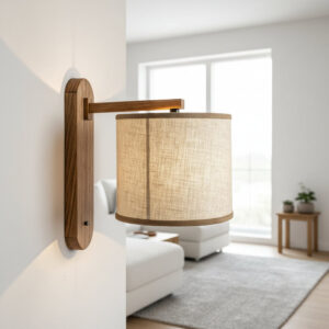eloramode-wood-linen-wall-sconce.jpg Wandleuchte aus Holz und Leinen
