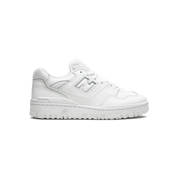 New Balance 550 Herrenschuhe Total White aus Leder Casual Retro