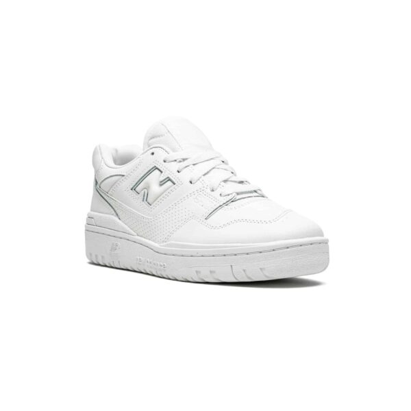 New Balance 550 Herrenschuhe Total White aus Leder Casual Retro